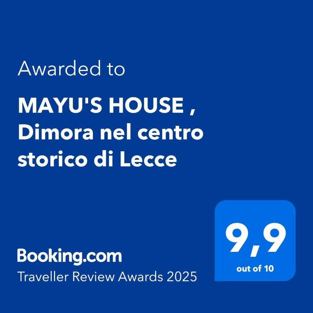 Mayu'S House , Dimora Nel Centro Storico Di Lecce Exterior photo
